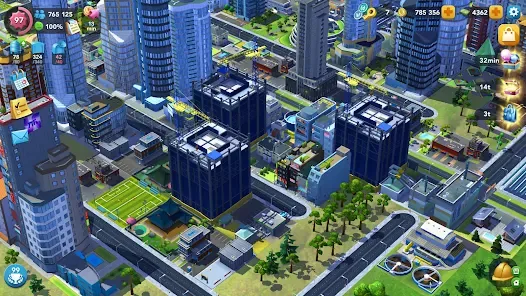 SimCity BuildIt new buildings unlocked in the build menu
